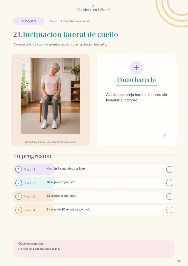 Ejercicios de flexibilidad y respiración